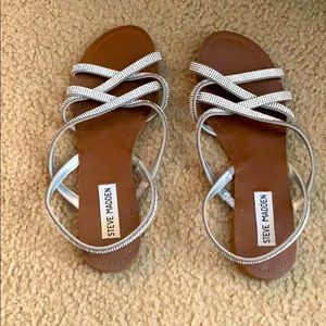 Steve Madden Rhinestone Sandals - 7